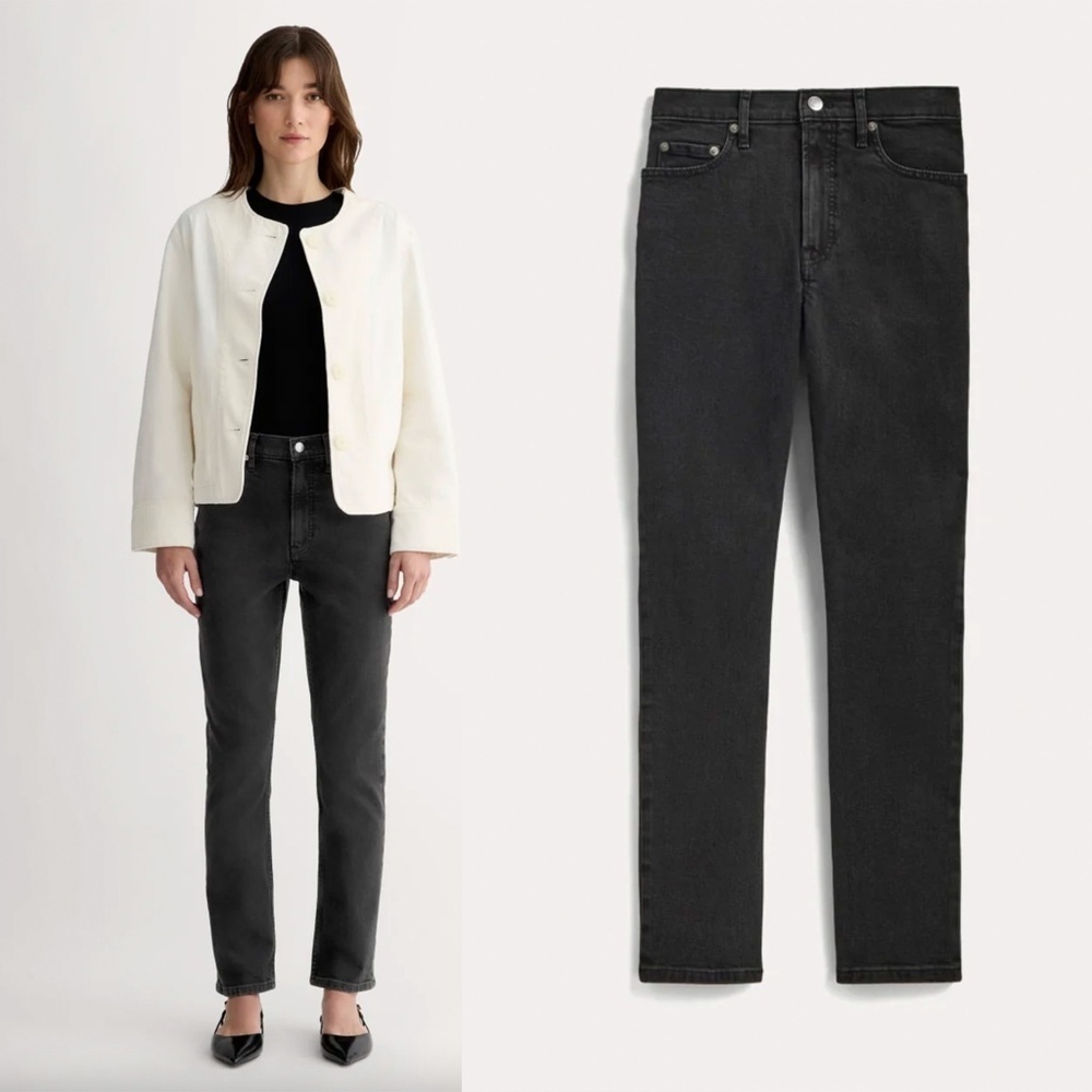 EVERLANE | Classic Closet Staple The Original Cheeky® Jean in Black | Size 27